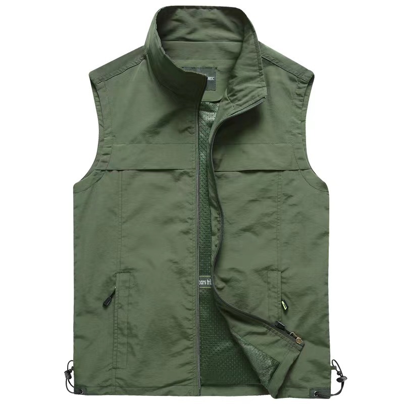 Sunny Outdoor Sport Hunting Retro Cargo Fashion Sleeveless Mesh Custom Flying Waistcoats Pack Jacket Mens Fishing Photography Ve