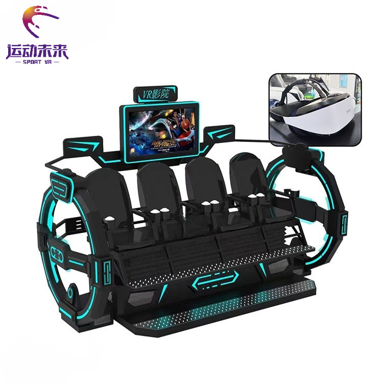 SportVR Amusement Park Rides Virtual Reality Vr Simulator 9D Movie Cinema 5D Roller Coaster Vr Cinema