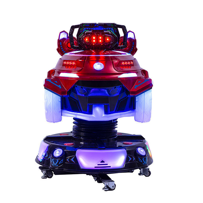 Shopping mall mecha chariots kiddie ride 360 degree rotation and lifting coin operated kids rides swing game machine