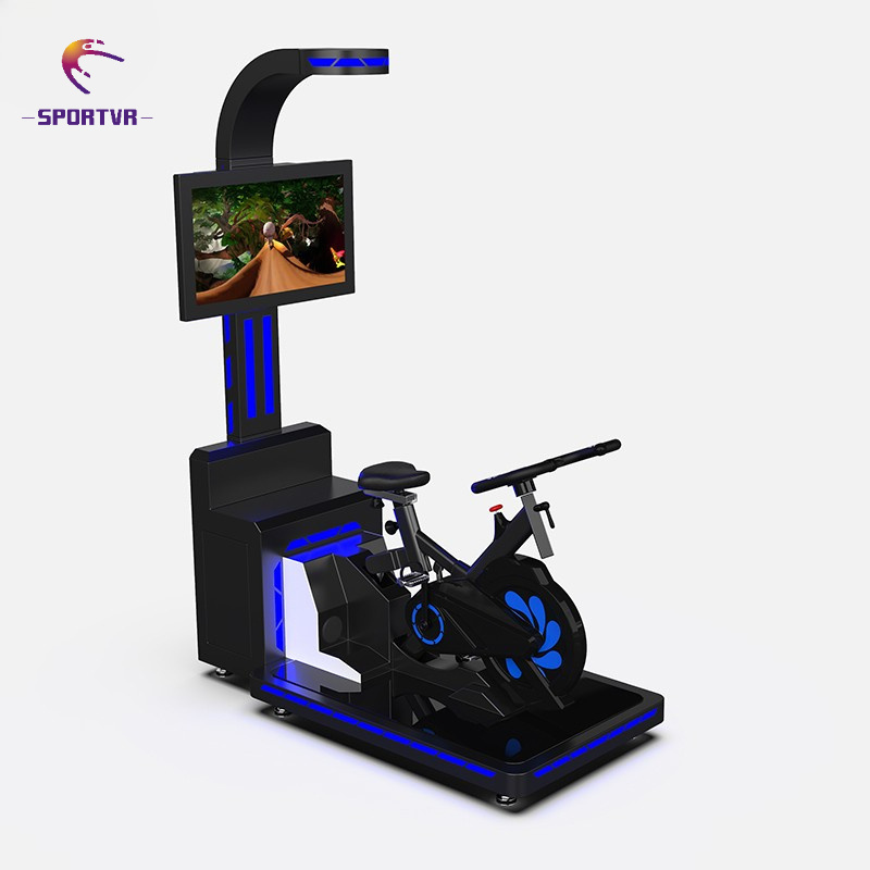 Ajustable Cushion Sports 42 inches Screen Fitness Bicycle 9D Motion Simulator Vr Bike