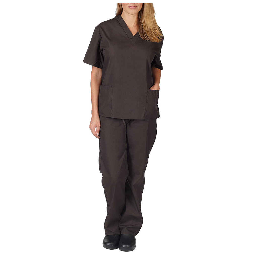 New design scrubs wholesale cheap scrub fashionable nurse hospital medical jogger scrubs uniforms sets for women  Vest For Women