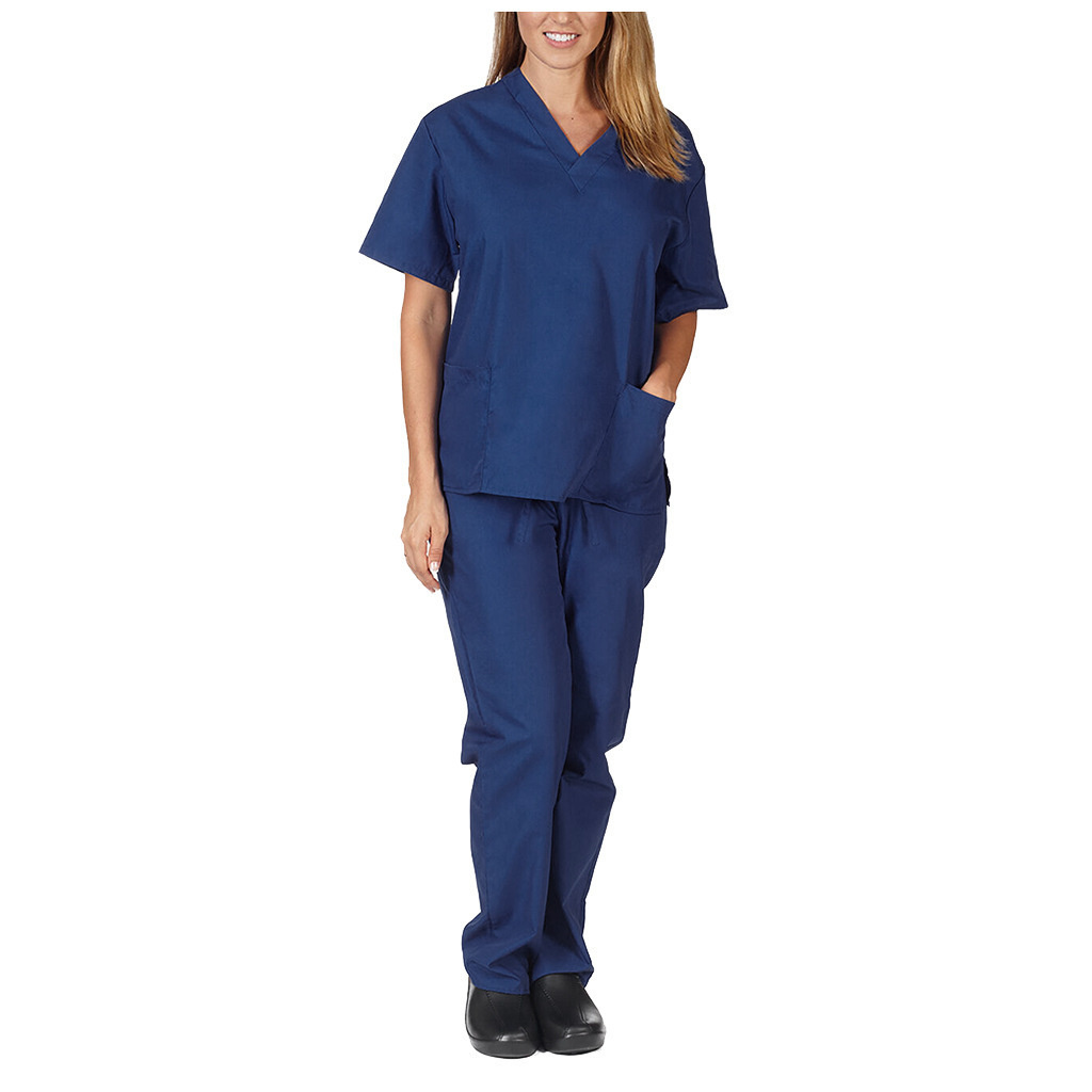 New design scrubs wholesale cheap scrub fashionable nurse hospital medical jogger scrubs uniforms sets for women  Vest For Women