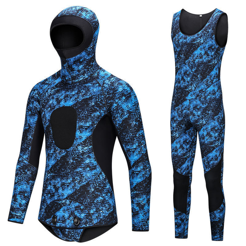 Hot Sales Men's Full Body Super Elastic Wetsuits Keep Warm Waterproof Neoprene Long Sleeve Diving Surfing Suit