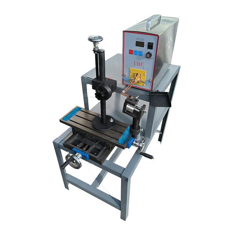 Low failure rate manual T.C.T saw blades brazing machine high frequency Induction heater heating welding machine