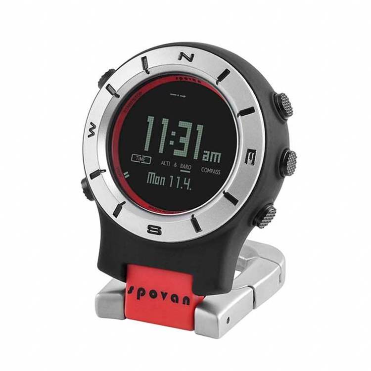 Spovan Waterproof Round Hiking Sport Watch With Thermometer Compass Altimeter