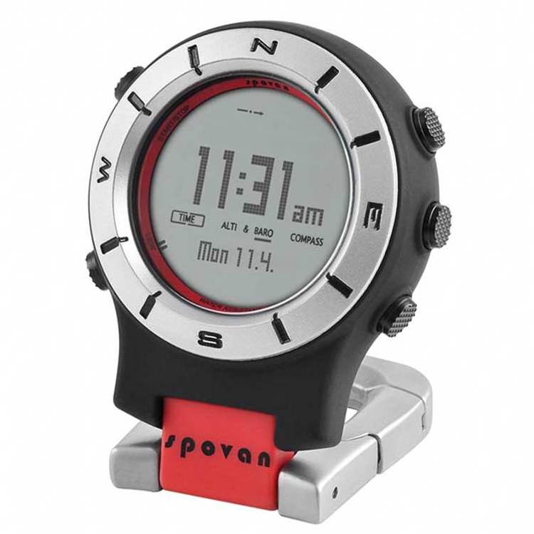 Spovan Waterproof Round Hiking Sport Watch With Thermometer Compass Altimeter