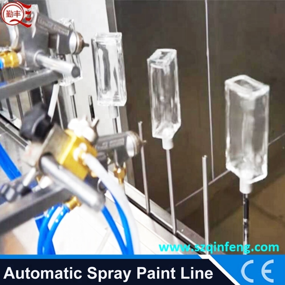 Color UV paint spray Automatic line painting machine for glass cup, glass bottle, plastic parts