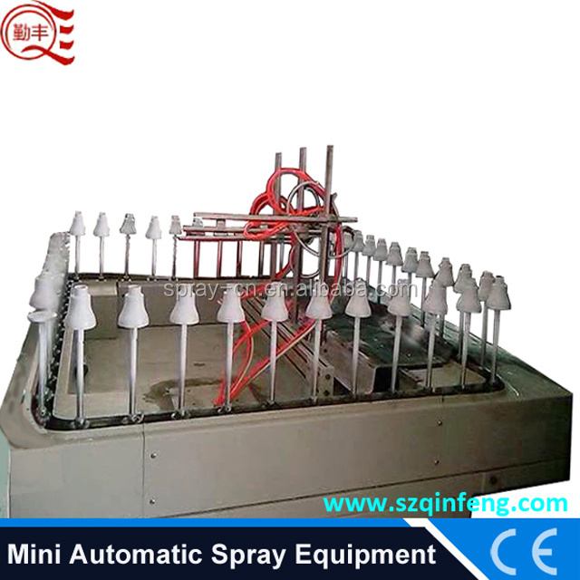 Glass cup bottle coating production line of automatic spray painting machine