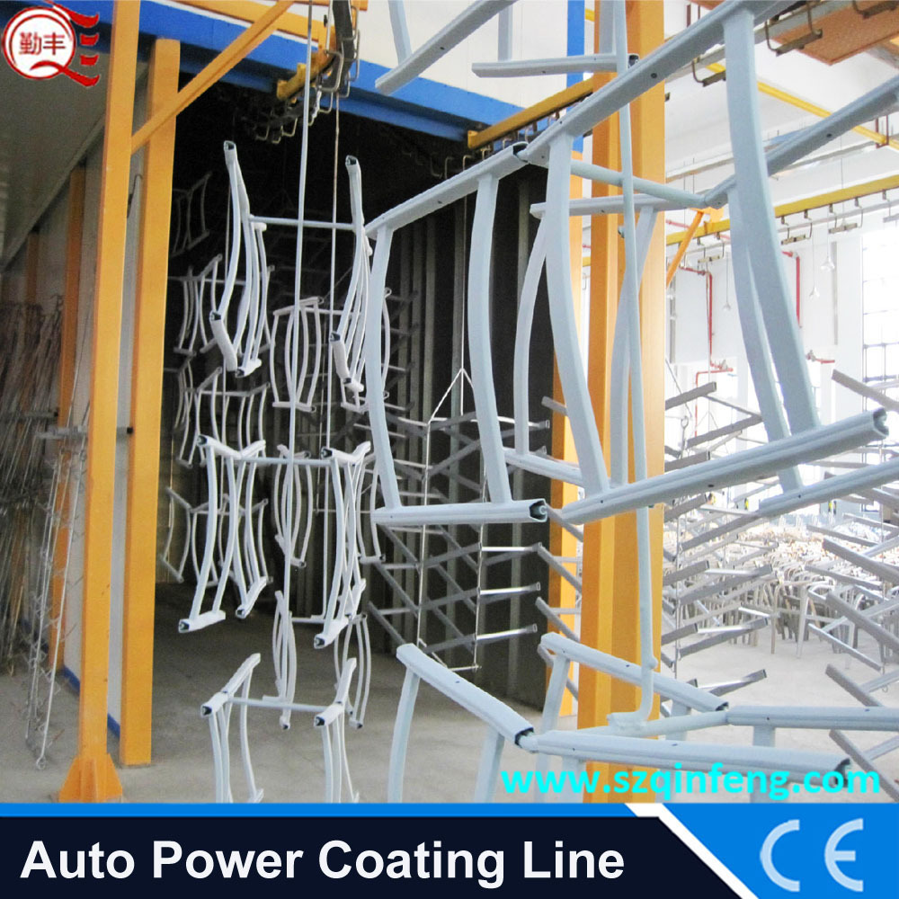 Automatic spray painting machine and drying complete coating line for UV metal plastic