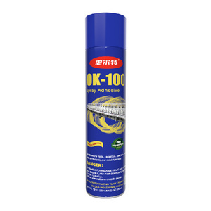 Manufacturer Wholesale OK-100 Embroidery Spray Adhesive Glue For Embroidery Patches Fabric Cloth Garment