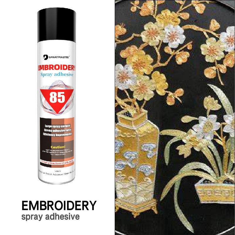 Factories Supplies Embroidery Spray Adhesive Glue For Embroidery Patch Cloth Fabric