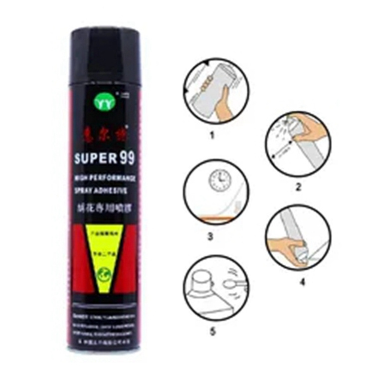 Factory Wholesale Portable Embroidery Temporary Adhesive Spray Super 99 Glue For Fabric