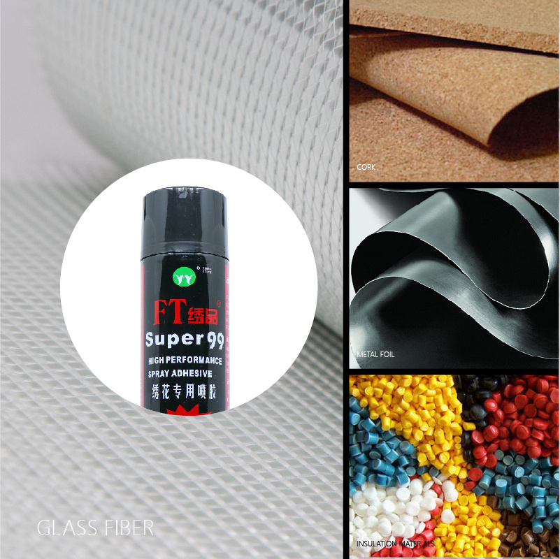 Manufacturer Supply Temporary Spray Adhesive Xiupin Super 99 Glue For Cloth Textile Fabric Embroidery Patches