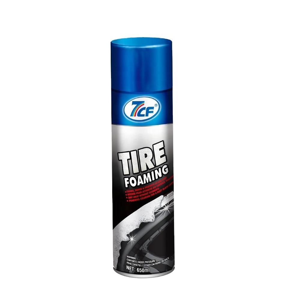 7CF well-priced Tire Shine/Special Formula Washing Foam Cleaner for Restore Car Tyre