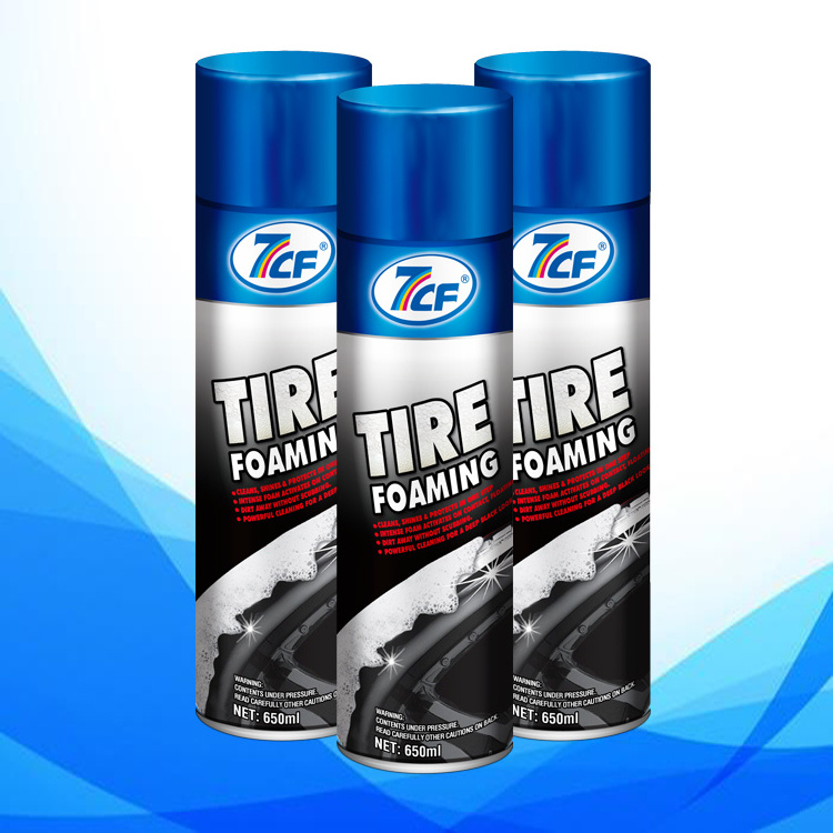 7CF well-priced Tire Shine/Special Formula Washing Foam Cleaner for Restore Car Tyre