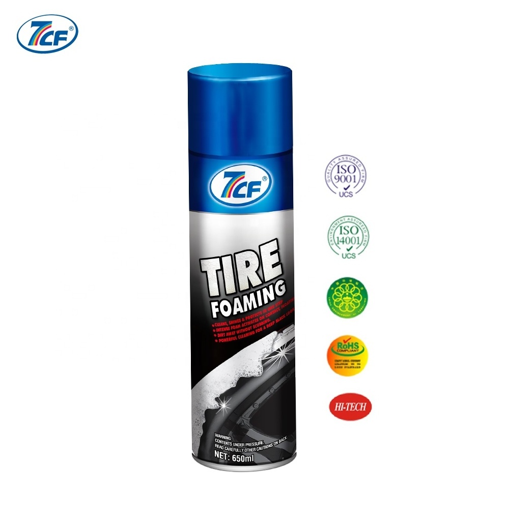 7CF well-priced Tire Shine/Special Formula Washing Foam Cleaner for Restore Car Tyre