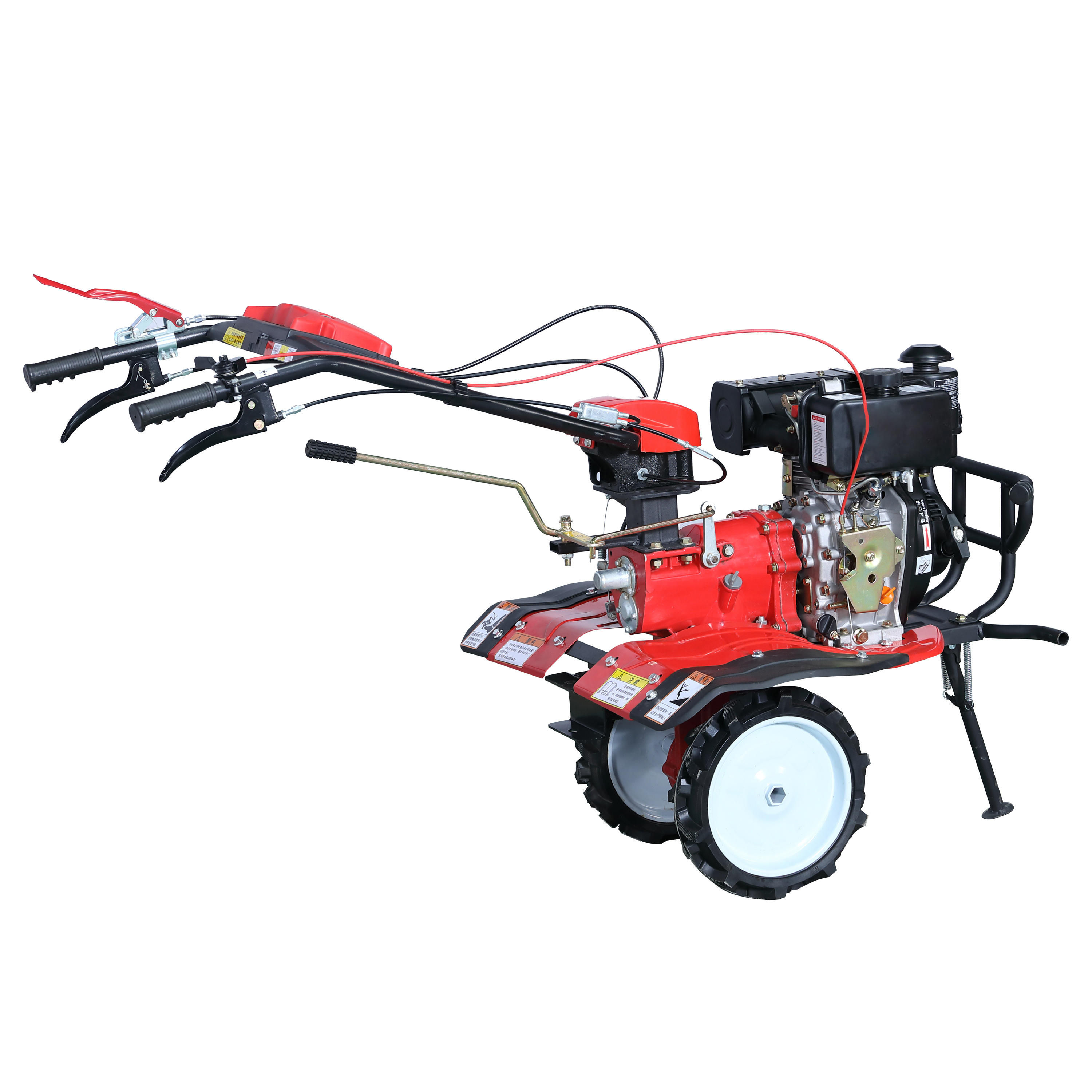 Agricultural multi functional light weight gasoline powered mini tiller cultivator for farm land