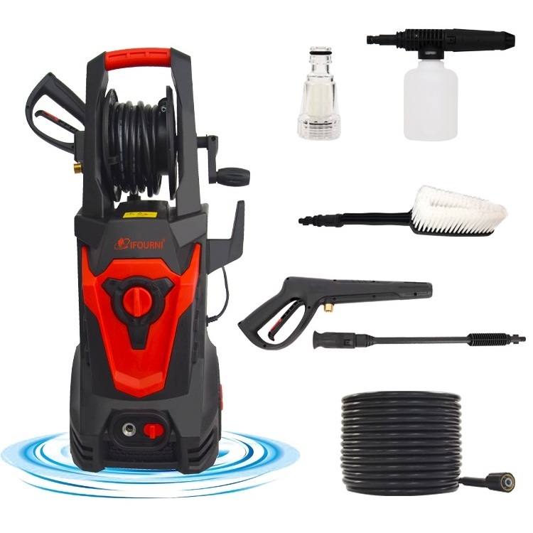 Popular Home Use in Domestic Electric High Pressure Car Washer 1500 W 150 Bar 2000 PSI Pumps Carwash Pump Cars, Garden Washing