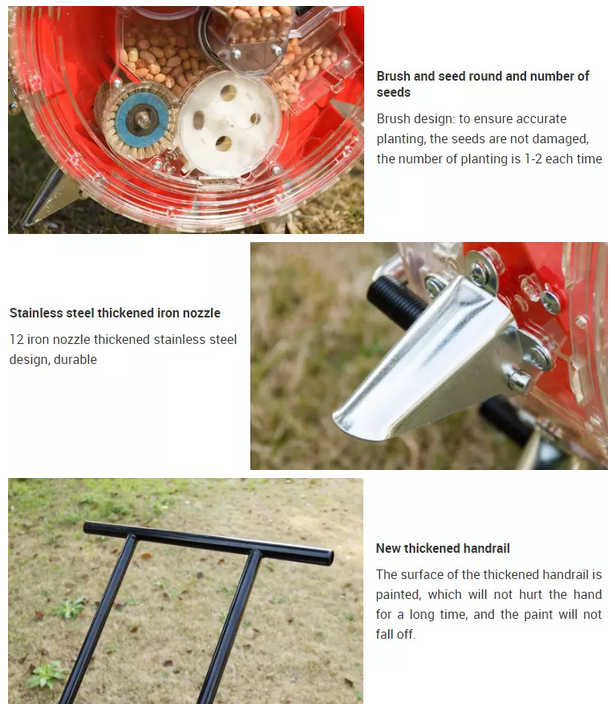 New Hand-Push Peanut Seed Planting Machine only for seeding Handheld Onion Seeds Planter Machine seeders & transplanters