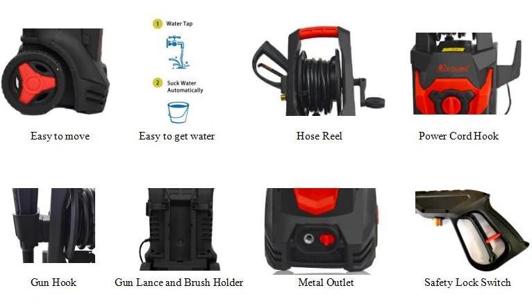 Foam Cannon Foam Nozzle Car Foam Wash  Gun High Pressure Washer Car Washer portable pressure washer