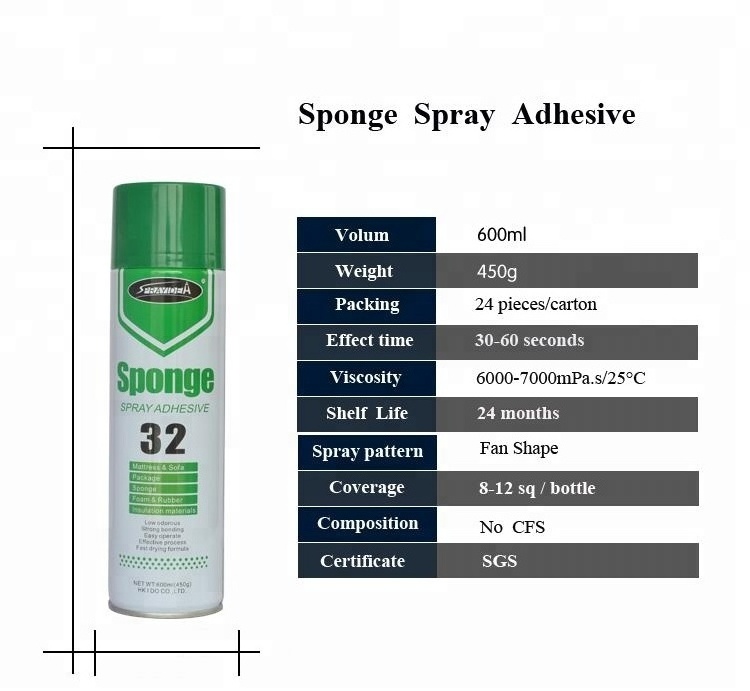 Multipurpose Sealant Aerosol Adhesive Spray Glue For Carpet