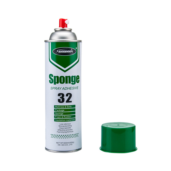 Sprayidea 32 Aerosol Upholstery Glue Spon 600ml Adhesive Foam for Mattress Sofa Construction Packing Woodworking