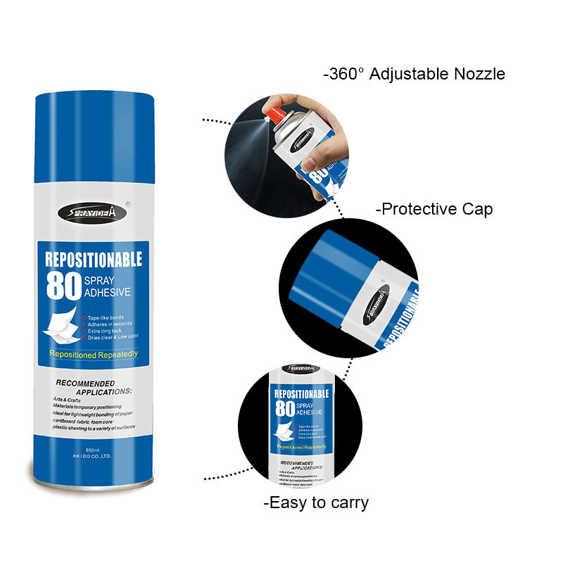 80 Spray Adhesive Glue Construction Leather Craft Woodworking-Clear Glass Mainly Neoprene Architectural Design Installation