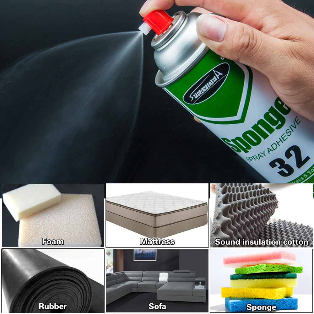 Sprayidea 32 Spray adhesive multipurpose spray glue for foam sponge fabric adhesive