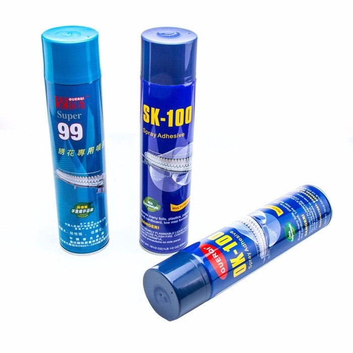 Guerqi 99 Non Woven Fabric Aerosol Adhesive Low Odor MSDS Glue Spray for Bonding Mainly Synthetic Rubber