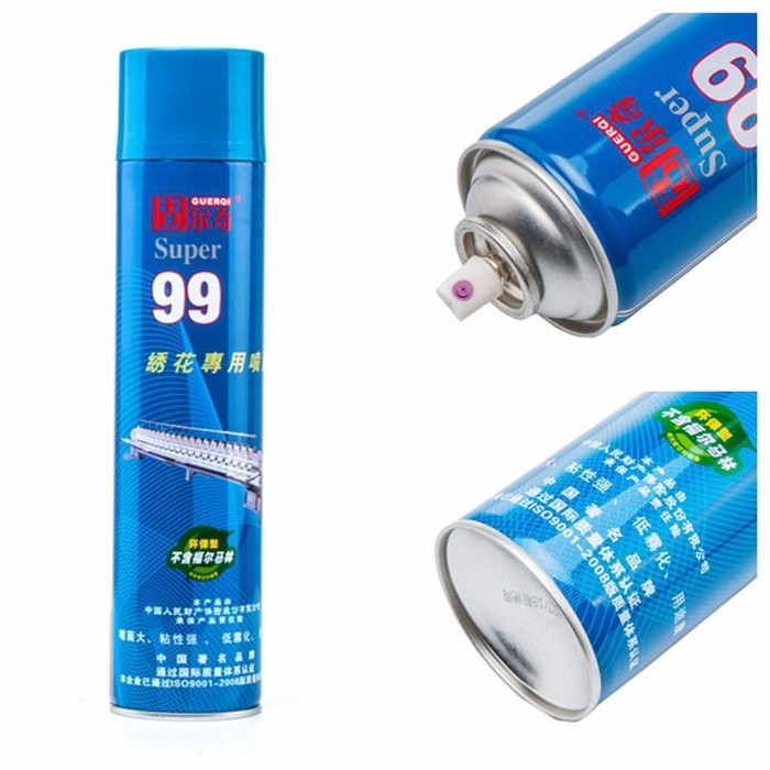 Guerqi 99 Non Woven Fabric Aerosol Adhesive Low Odor MSDS Glue Spray for Bonding Mainly Synthetic Rubber