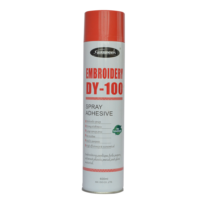 Sprayidea DY-100 transparent fabric spray glue for embroidery textile fabric