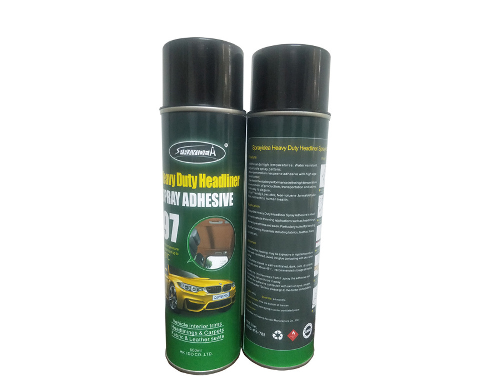 Silicone Rubber Spray Glue Adhesive Heavy Duty Auto Headliner Fabric Glue for Headliner