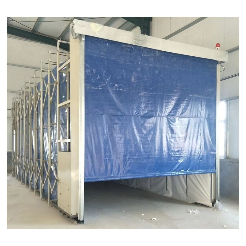 CE approved retractable mobile spray paint booth for sale