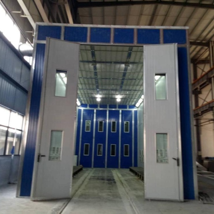 Truck spray booth large industrial painting spray booth with infrared lamps