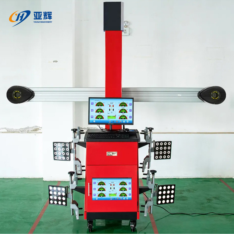 Automatic Tracking Double Screen camera 3D car wheel alignment machine