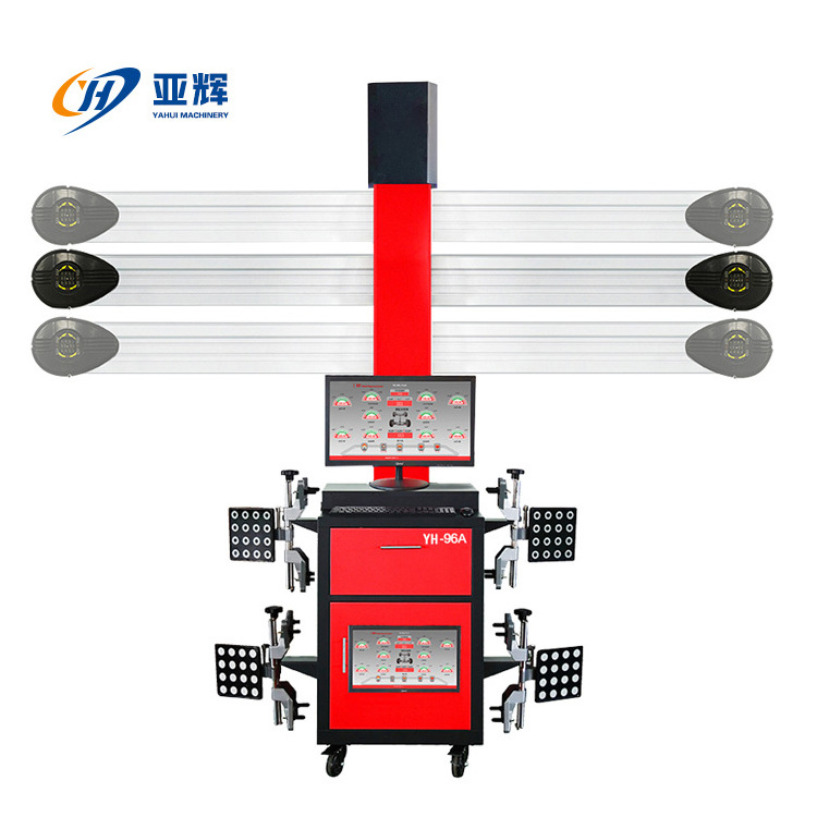 Automatic Tracking Double Screen camera 3D car wheel alignment machine