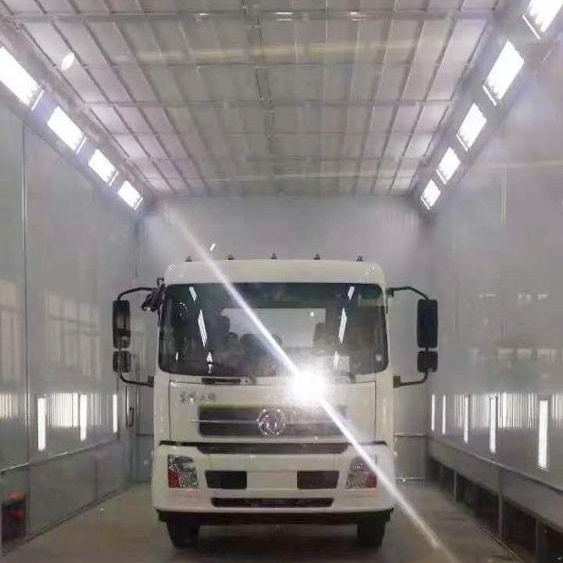 Truck spray booth large industrial painting spray booth with infrared lamps