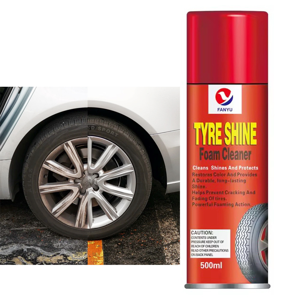 Powerful And Smooth Cleaning Tyre Cleaning Spray Car Tyre Shine For Bike And Car Tyre