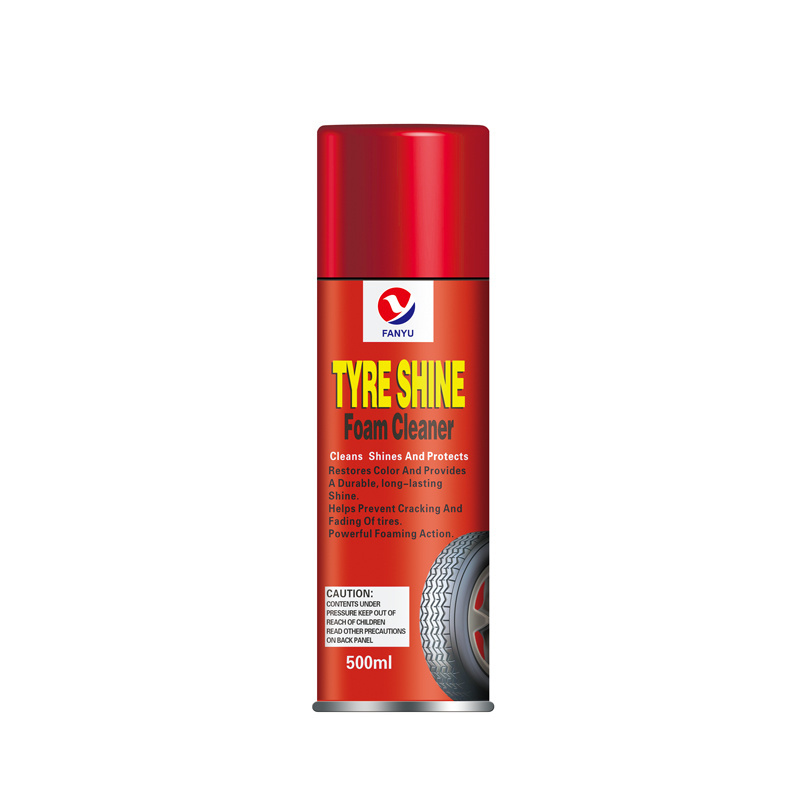 China High Quality Lasting For Car Care Applicator Cleaner Aerosol Tire Restore Foam Renew Tire Shine Spray