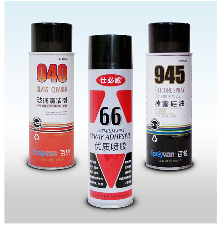 SPRAYVAN 66 factory sells temporary textile spray adhesive spray glue