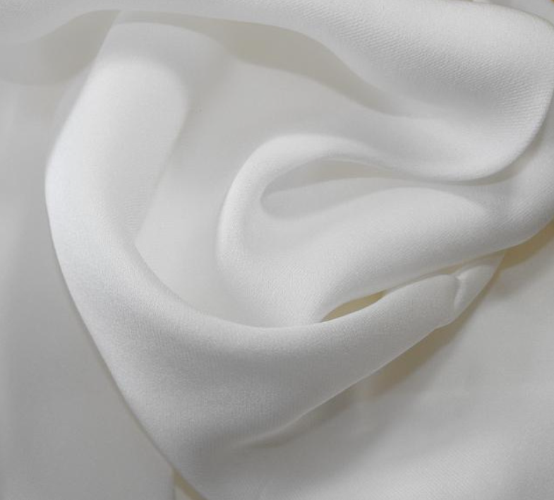 100% Silk Fabric Georgette, GGT, 4.2MM - 8MM PFD for skirt or wedding dress