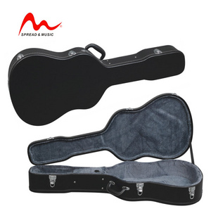 acoustic guitar case shaped wooden bass guitar box