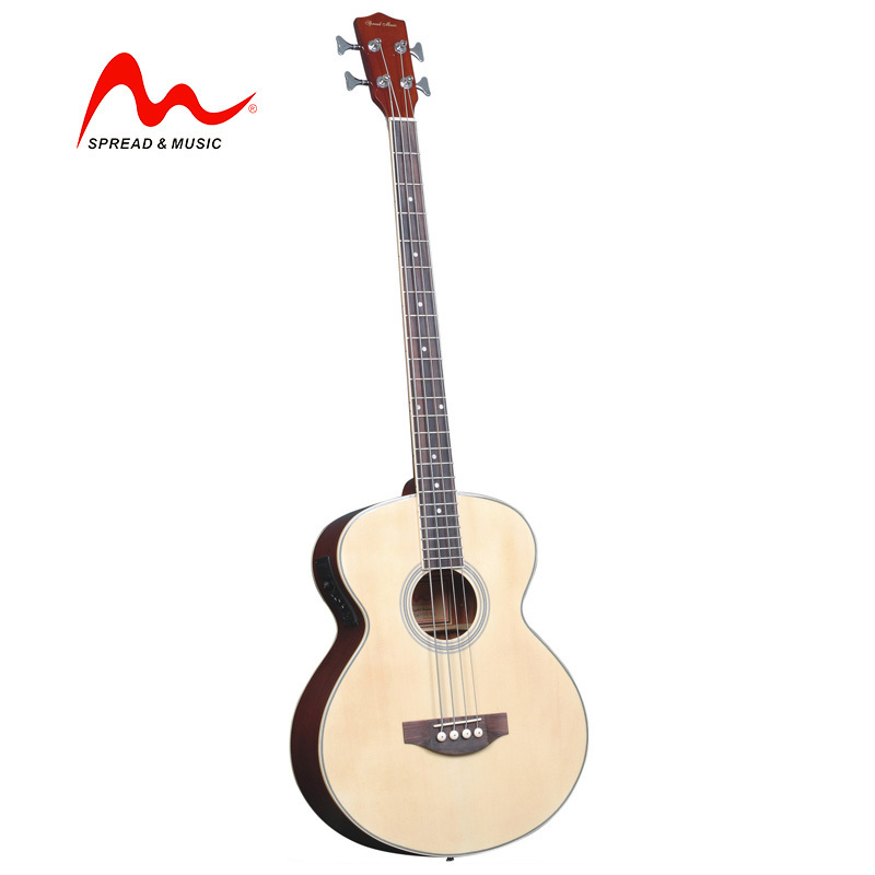 Acoustic bass guitar with EQ guitar BW-104/N