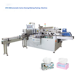 Automatic High Speed Square Face Tissue Machine Washcloth Serviette Napkin Tissue Paper Box Making Packing  Machine