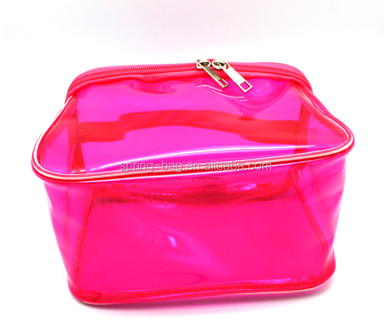 2017 china factory customer high quality cosmetic bag makeup nurses pouch cheap pvc bag pouch neon cosmetic bag