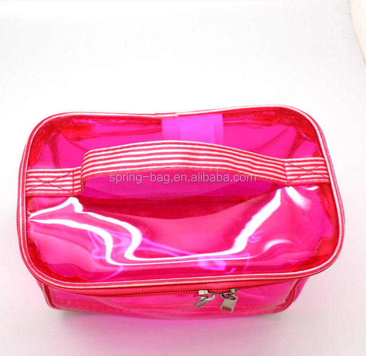 2017 china factory customer high quality cosmetic bag makeup nurses pouch cheap pvc bag pouch neon cosmetic bag