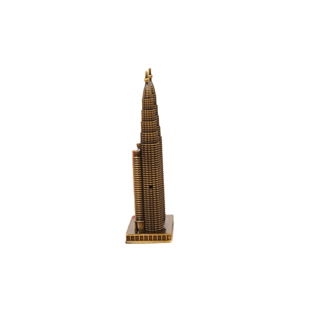 Metal  Home Shop Decoration Souvenirs Malaysia Souvenir Gift Twin tower Model