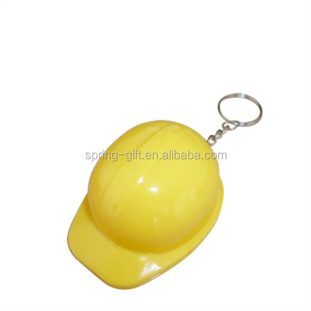 New Custom Logo Safety Helmet Keychain Cap Hard Hat bottle Opener Function With Key chain