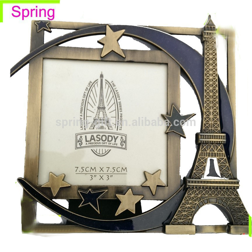 Mini album France paris souvenir metal photo frame spring gift