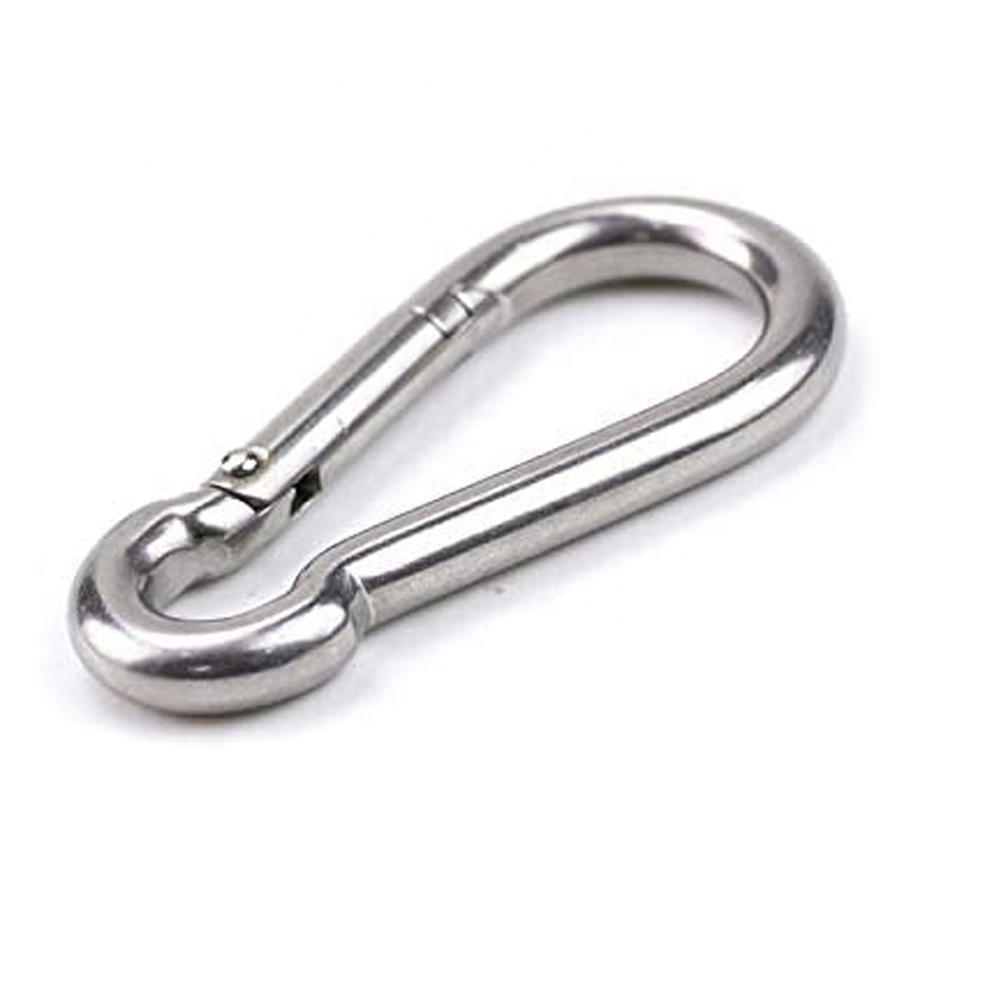 Heavy load metal carabiner hook ,stainless steel material heavy duty snap hook climbing carabiner hooks